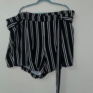 Size 26 Torrid Striped Shorts